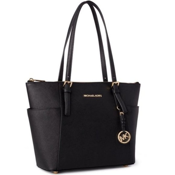 Michael Kors black classic Jet Set Saffiano leather tote bag & matching wallet - Picture 16 of 16